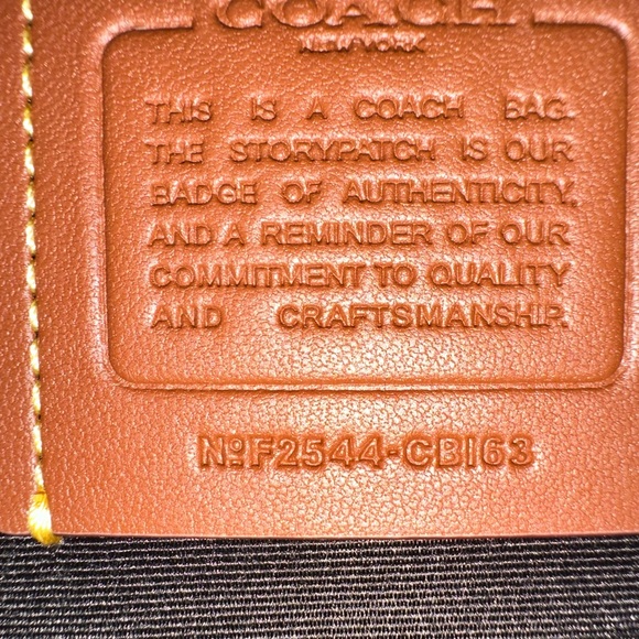 Coach Warner Tan Leather Crossbody Messenger with Front Buckle - Picture 8 of 10